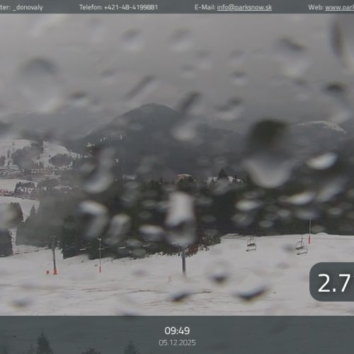 Donovaly Záhradište Live Webcam: Ski Slopes & Mountain Views