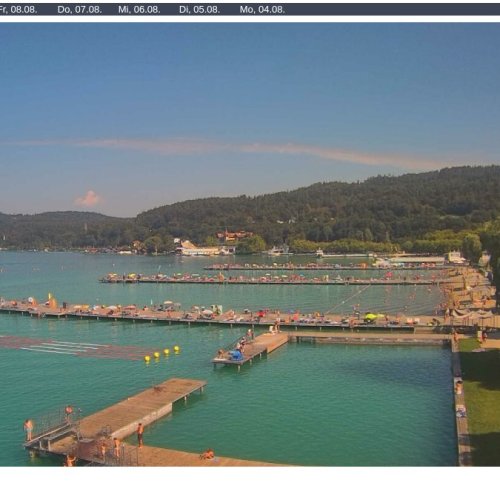 Strandbad Klagenfurt Live Webcam – Wörthersee Views