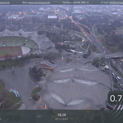 Live from Olympiaturm: Munich's Olympic Park Vista