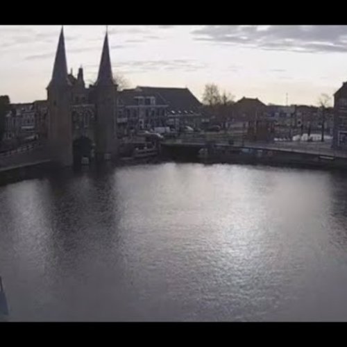 Live from Sneek: De Kolk, Waterpoort & Market Street Webcam