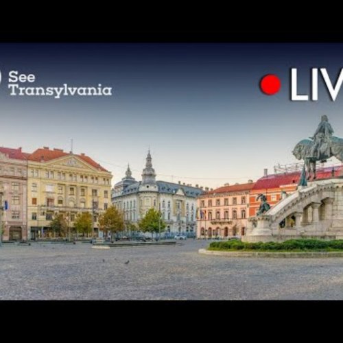 Live from Unirii Square: Cluj-Napoca, Romania Webcam