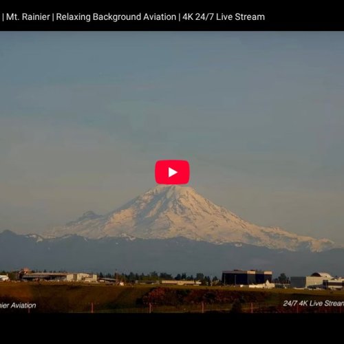 Seattle-Tacoma International Airport Live Webcam & Mount Rainier Views