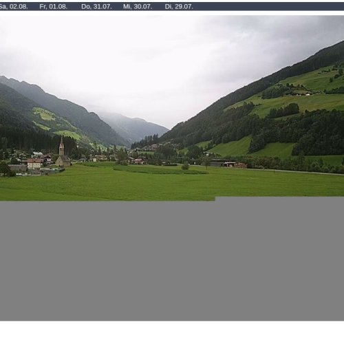 San Martino Ahrntal Valley Live Webcam: Alpine Views