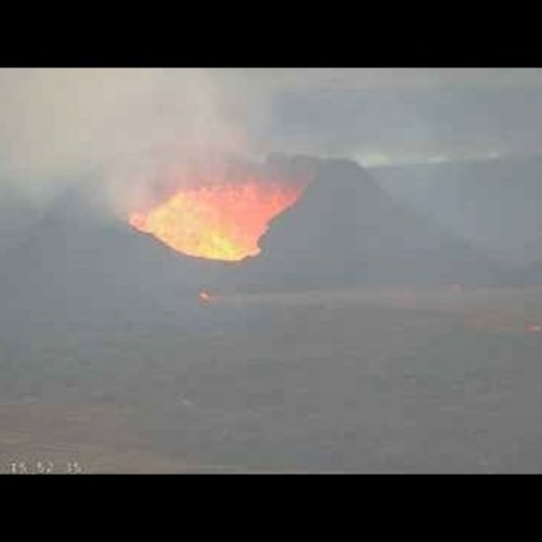 Sundhnúksgígar Lava Field North Live View