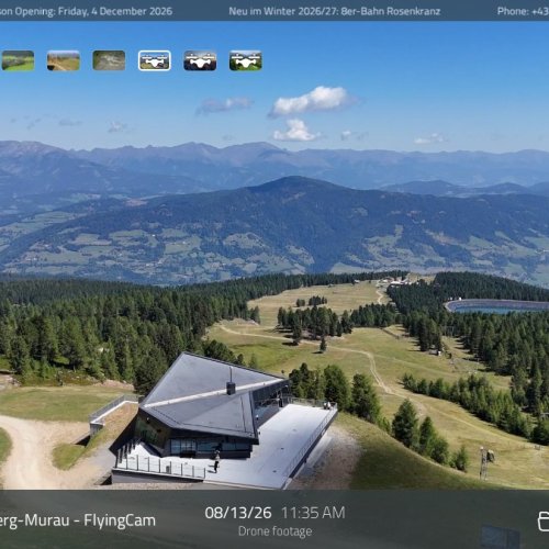 Kreischberg Murau Live Webcam: Austrian Alps Ski & Summer Views