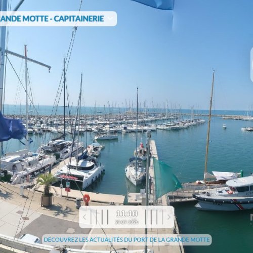 Live Webcam: Port de la Grande-Motte, France