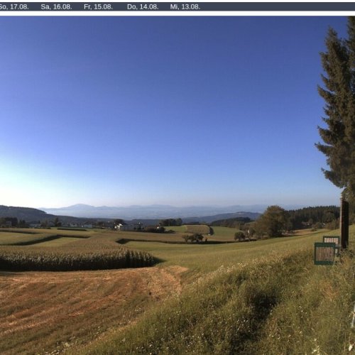 St. Oswald Live Webcam: Alpine Village Views at 690m