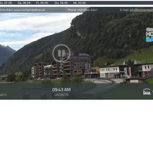 Live from Rauris Tal: Austrian Alps Webcam at 940m