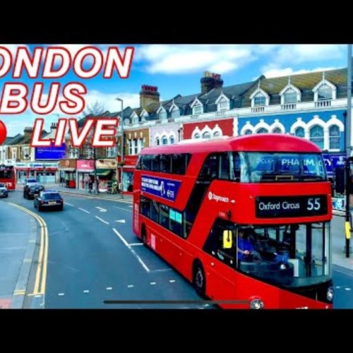 London Bus Journey | Live Traffic and Street Scene