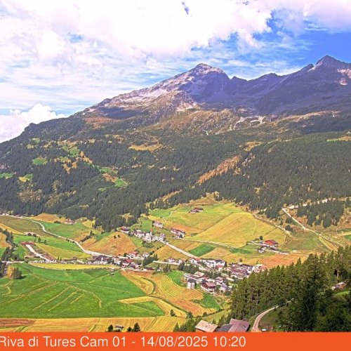 Rein in Taufers Webcam: Live Views of Riva di Tures Valley