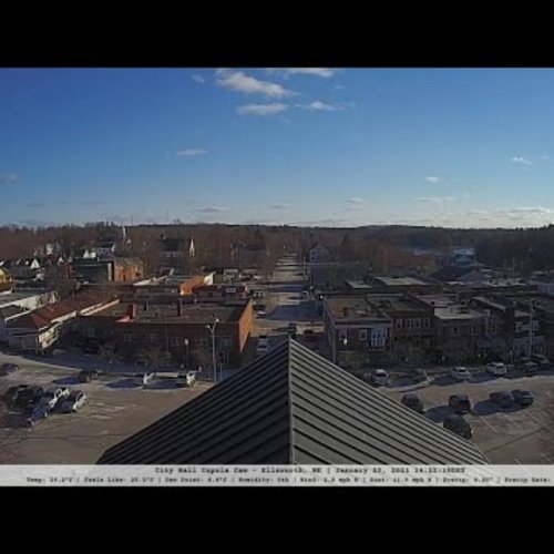 ellsworth city hall facade | ellsworth, usa |