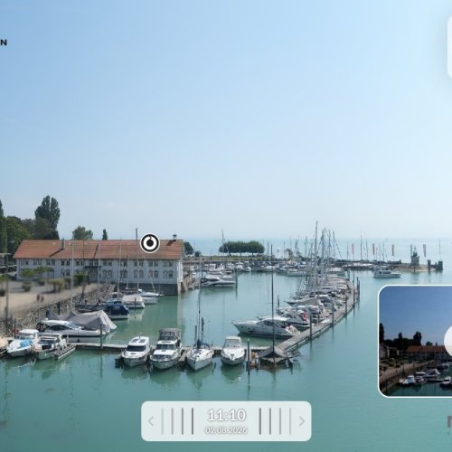 Romanshorn Harbor Live Webcam: Lake Constance Views 🇨🇭