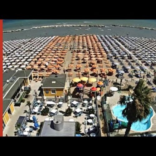 Cattolica Beach Live Webcam: Adriatic Coast View