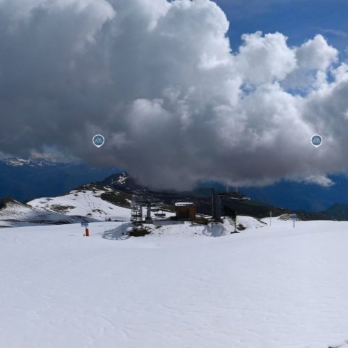 Les Sybelles L'Ouillon Live Ski Resort View