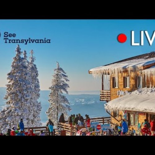 Cabana Postavarul Live Webcam: Poiana Brasov Ski Resort, Romania