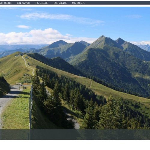 Fulseck Dorfgastein Live Webcam: Alpine Views from 2033m, Austria