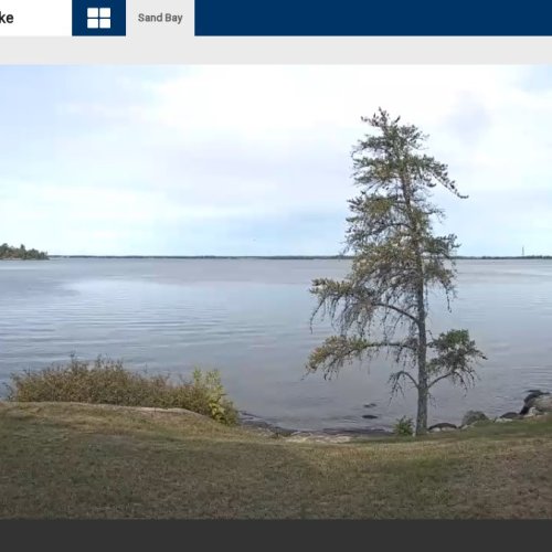 Rainy Lake Sand Bay Live Webcam: International Falls, MN