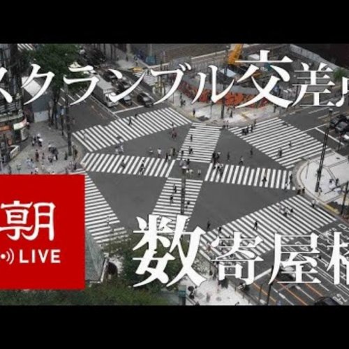 Live from Sukiyabashi Scramble Crossing: Tokyo's Dynamic Ginza