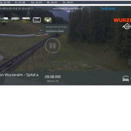 Wurzeralm Mountain Station Live Webcam: Spital Am Pyhrn, Austria