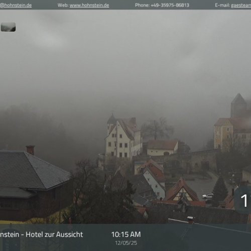 Hohnstein Castle Town Live Webcam View