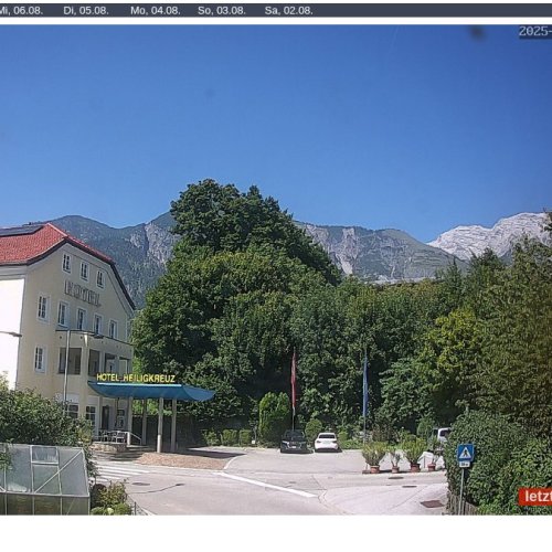 Hall In Tirol Heiligkreuz Webcam: Alpine Views Live
