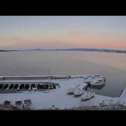 Live Sæbøvik Harbor Webcam: Halsnøy Fjord Views