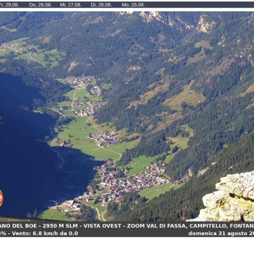 Sass Pordoi Webcam: Live Val di Fassa & Dolomites Views from 2950m