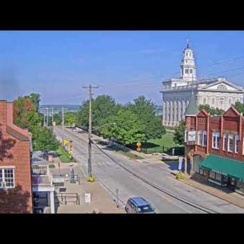 Nauvoo Temple Live Webcam: Historic Illinois Views