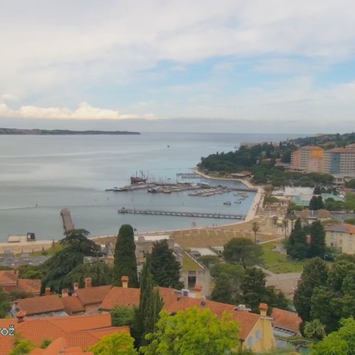Portorož Panorama: Live Adriatic Views from Villa Bellevue Webcam