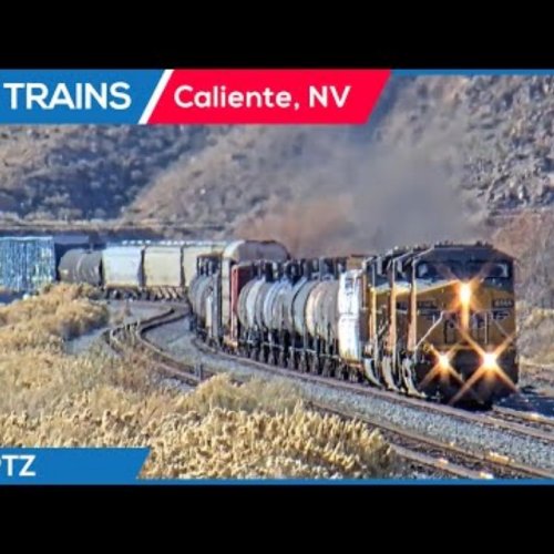 Caliente Depot PTZ Railcam: Live Train Action