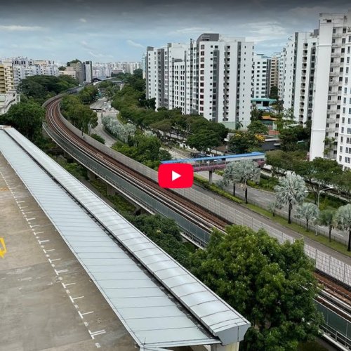 Live Woodlands Cam: Singapore Cityscape & MRT Views