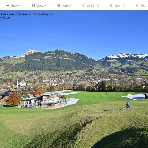 Kitzbühel Hahnenkamm Live Webcam: Alpine Views & Golf Course