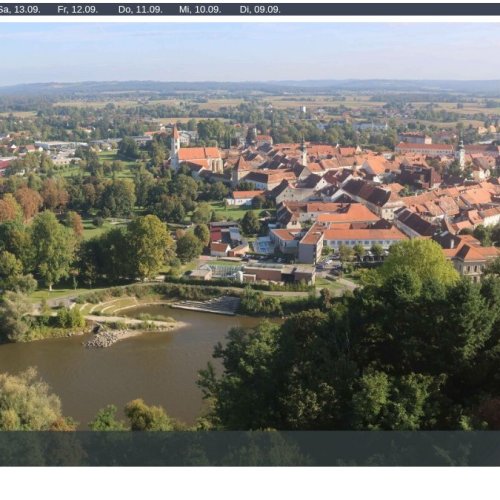 Bad Radkersburg Altstadt Live Webcam: Historic Views & Mur River