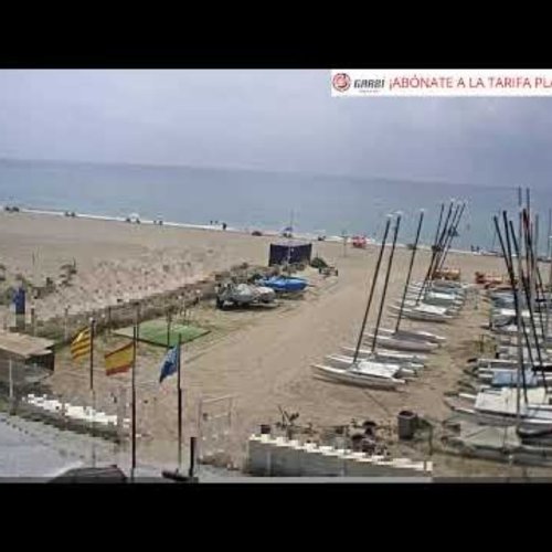 Castelldefels Beach Live Webcam: Barcelona Coastline Views
