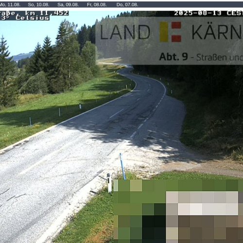Görtschitztal L452 Webcam: Hüttenberg, Austria Road Conditions