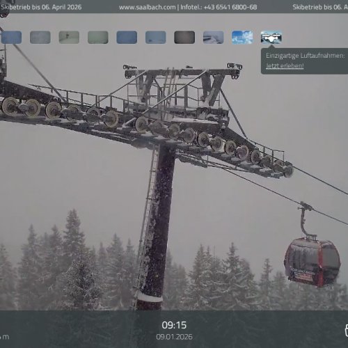 Saalbach - Kohlmaiskopf HD Webcam View 🌄