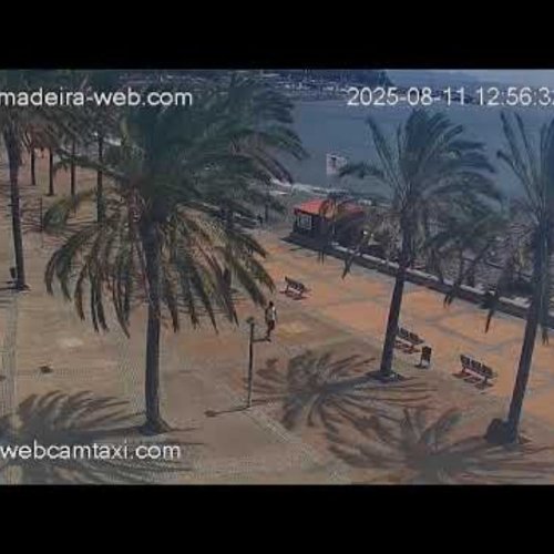 Machico Beach Promenade Live Webcam, Madeira