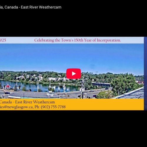 New Glasgow, Nova Scotia: East River Live Weathercam