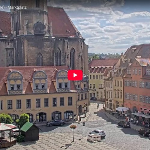 Naumburg (Saale) Marktplatz Live Webcam