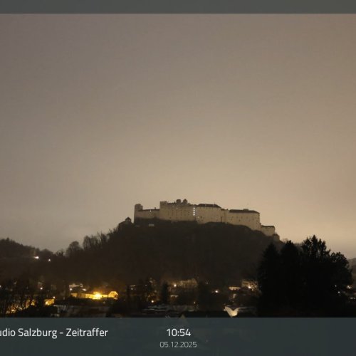 Salzburg Hohensalzburg Fortress Live Webcam View