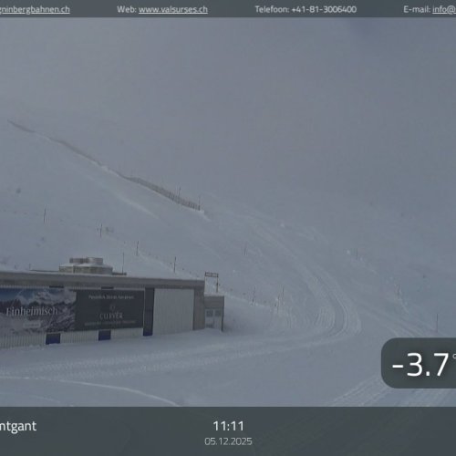 Savognin Somtgant Live Webcam: Swiss Alps Ski View