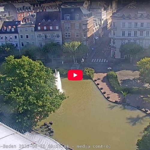 Augustaplatz Square City Baden-Baden Live Webcam
