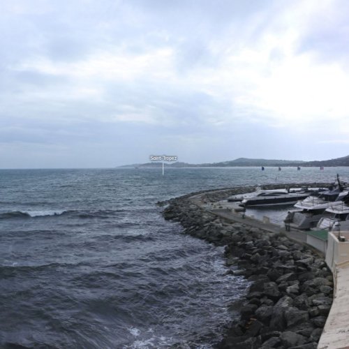 Live View of Port Grimaud Capitainerie in La Foux, France