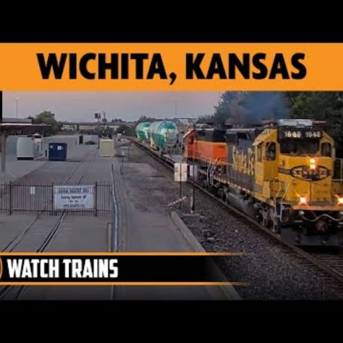 Wichita, Kansas: Live Train Action and Scenic Views 🌎
