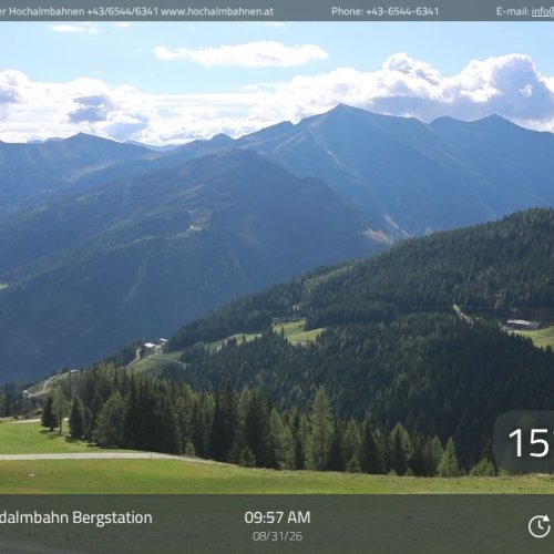 Rauris Hochalmbahnen Live Webcam | Salzkammergut Views & Weather