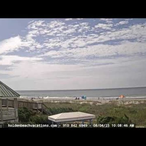 Holden Beach Live Webcam: Ocean & Beach Views