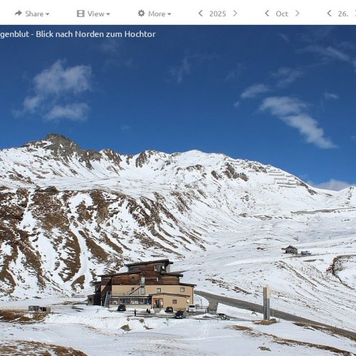 Mesenatenhütte Wallackhaus Webcam: Heiligenblut, Austria Live Views