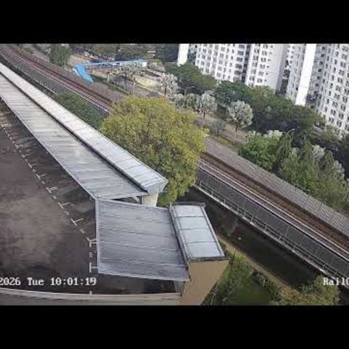 SMRT Metro Trainspotting at Woodlands, Singapore