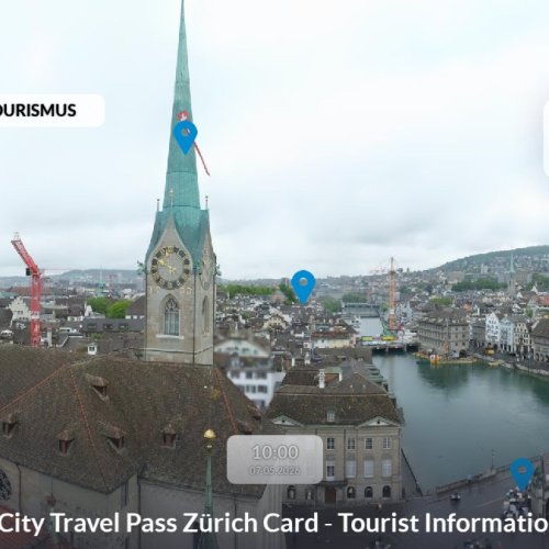 Zürich's Scenic Stadthaus View