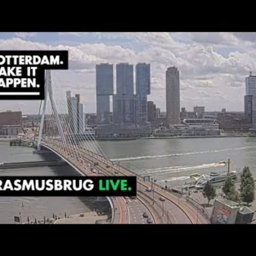 Erasmus Bridge | Rotterdam, Netherlands | Live Webcam
